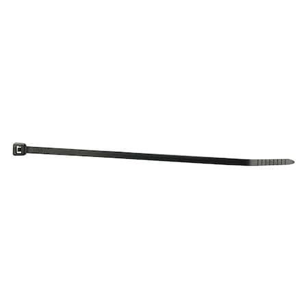Install Bay Cable Tie, 14 in L, Black, 50 lb Strength, 100 PK BCT14